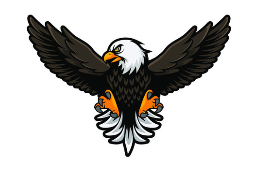 Eagle mascot vector. Eagle esport logo