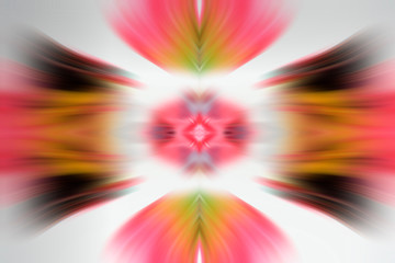 radial color pattern, closeup of photo