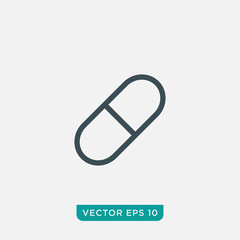 Capsule Icon Design, Vector EPS10