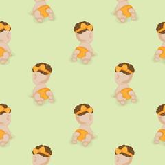 baby graphic pattern wallpaper object