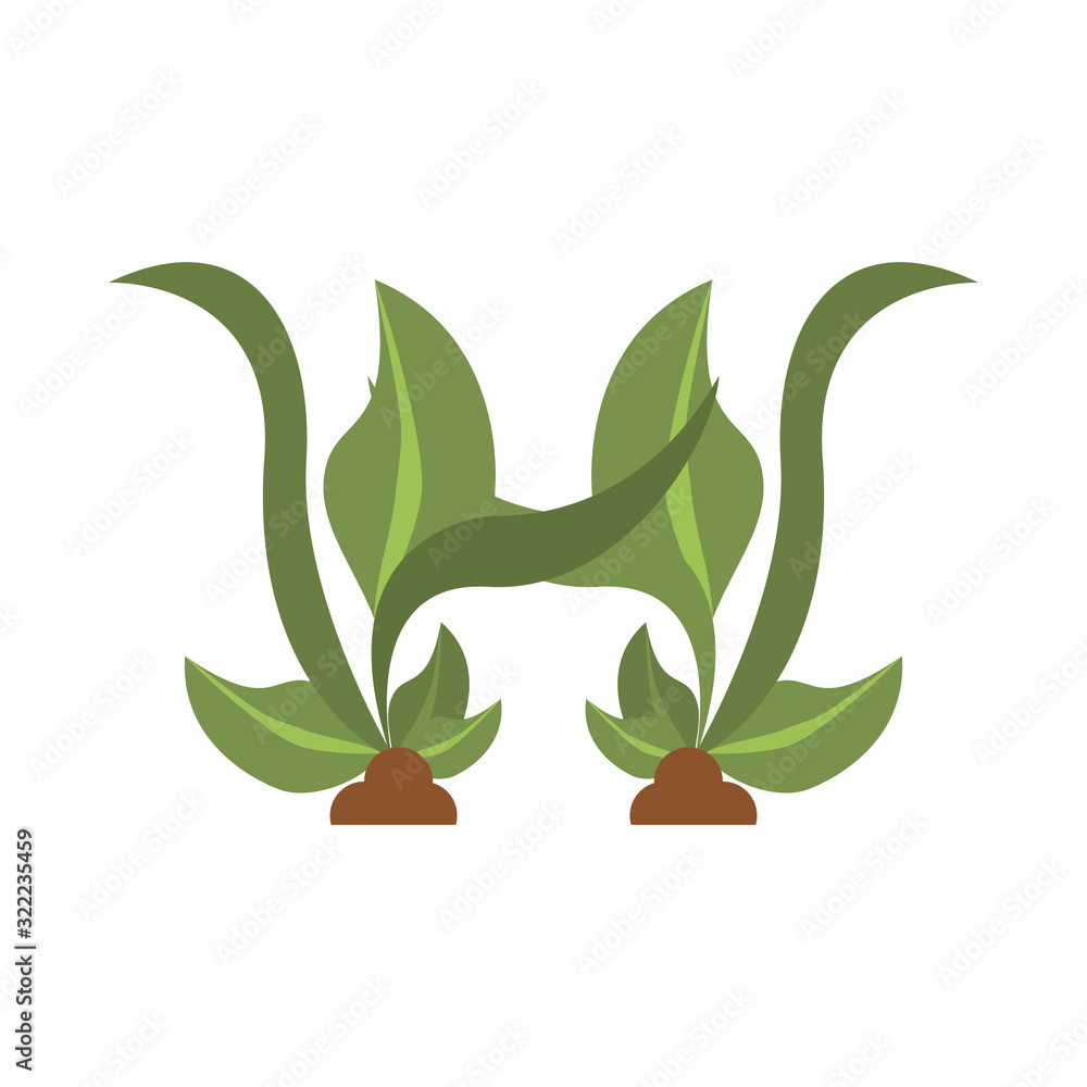 Poster plant ecology cultivating isolated icon