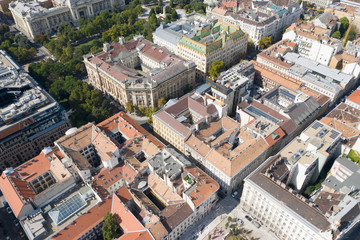 Fototapeta premium Central city buildings in Budapest