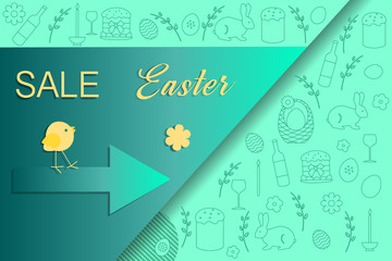Happy Easter Sale Shopping Purchase Discount