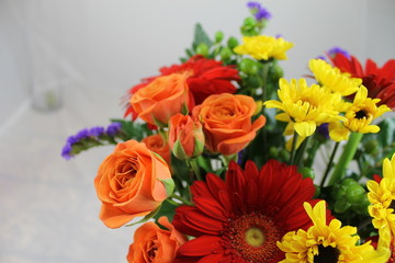 bouquet of colorful flowers