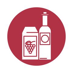 wine bottle and box packing