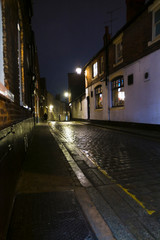 Streets in the old city of Chester