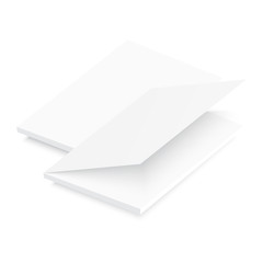 Realistic book mock up. Vector.