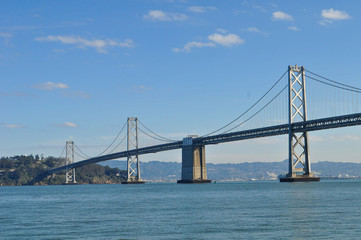 Fototapeta na wymiar The Bay Bridge in San Francisco
