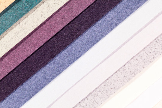 Background of colorful paper  parallel vertical stripes
