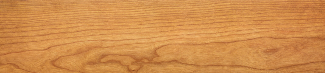Cherry wood natural texture. Extra long cherry wood texture background. Texture element. Background element.