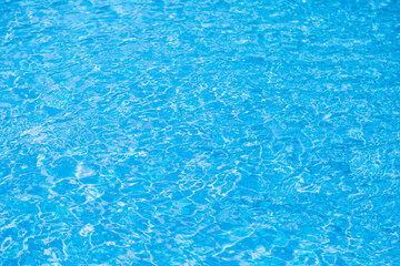 Reflect the waves and in the blue pool background