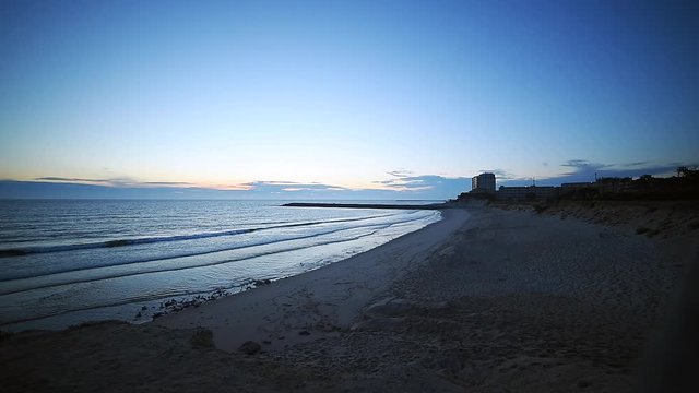 Panoramic time-lapse of Ofir Beach, Portugal