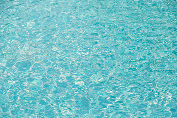 Reflect the waves and in the blue pool background