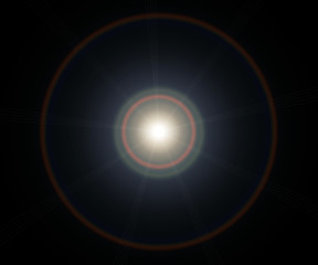 Solar lens flare