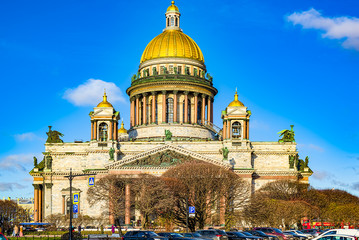 Saint Isaac's Cathedral- greatest architectural creation. Saint Petersburg. Russia.