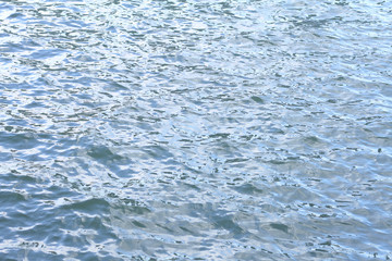 Blurred water surface , effect.