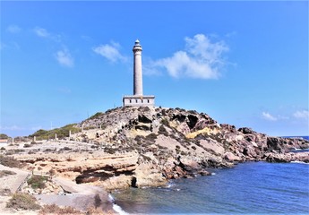 Lighthouse of Cabo de Palos ,Mucia, Spain 