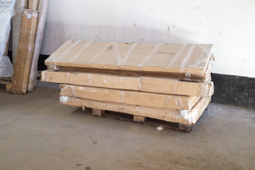 Transportation of goods from a transport company