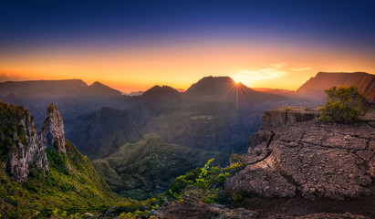 Amanecer en el mirador de Maido