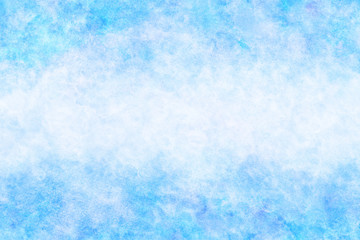 空 雲 青 夏 水彩 背景