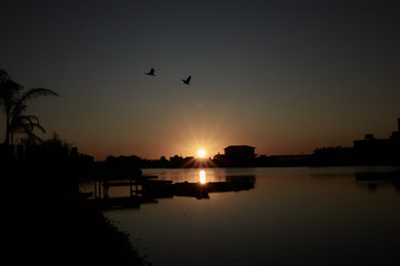 atardecer