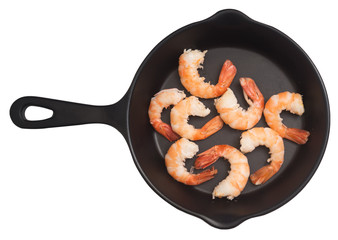 Prepared shrimps