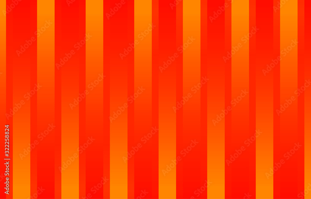 Poster linear geometric graphic, abstract gradation on a lava red background with copy space. card. poster.