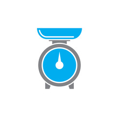 Scales related icon on background for graphic and web design. Creative illustration concept symbol for web or mobile app