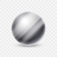 Abstract Vector Metal Sphere Ball Icon Logo