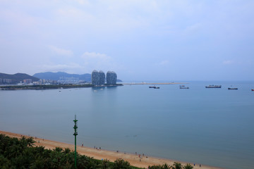 Sanya Bay Scenery, Sanya City, Hainan Province, China