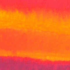 Watercolor texture, vector colorful hand painted background, sunset and dawn illustration