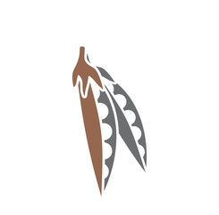 Vegetable related icon on background for graphic and web design. Creative illustration concept symbol for web or mobile app