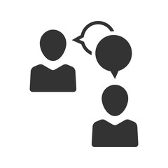 Business communication icon