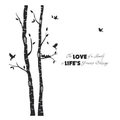 The beautiful tree with the quote