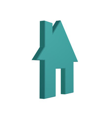 Naklejka premium Grüne Haus icon.