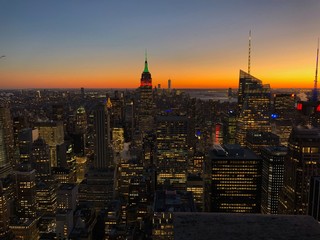 Manhattan golden hour