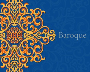 Gorgeous luxury vintage baroque pattern