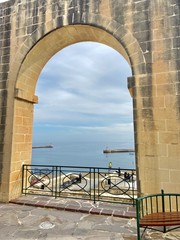 Obraz premium Valetta city Malta Capital landscape architecture travel pictures