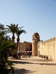 Old city of Sousse with the fortress tower, Tunisia