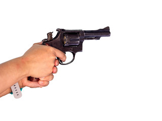 shot gun isolated include clipping path on white background