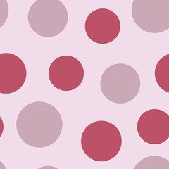Polka Dot seamless pattern, vector