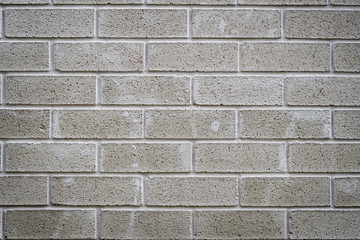 Dirty White Brick Wall Background