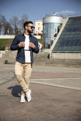 Male, man, guy, model, glasses, style, street style, dress, mood, beard, beard man, sunglasses,...