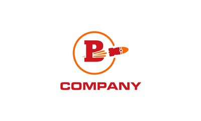 Obraz premium letters and rocket launch