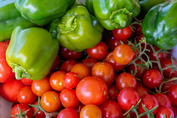 tomatoes and peppers