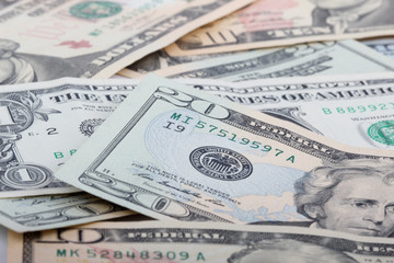 the many dollars. money background