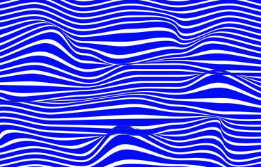 Seamless ripple pattern. Repeating vector texture. Wavy graphic background