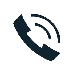 Phone call tube icon isolated. Vector illustration