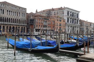 Obraz na płótnie Canvas Beautiful view Venezia canal Italy Europe 