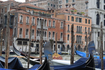 Fototapeta na wymiar Beautiful view Venezia canal Italy Europe 